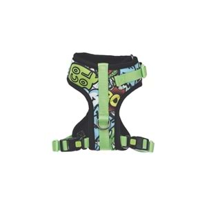 10873199 M-PETS URBAN STYLE MULTİCOLOR EASY FİT KÖPEK GÖĞÜS TASMASI (L)