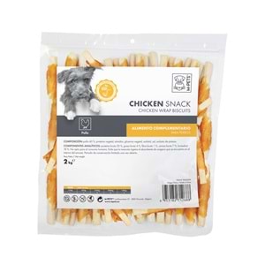 19040599 M-PETS BITE DELIGHT CHICKEN WRAP BISCUITS KÖPEK ÖDÜLÜ 2KG
