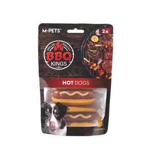 19040899-M-PETS BBQ KINGS HOT DOGS CHICKEN ÖDÜL 135GR