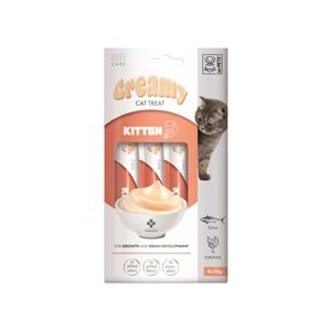 19050199 M-PETS KITTEN FONKSİYONEL CREAMY KEDİ ÖDÜLÜ 4X15GR