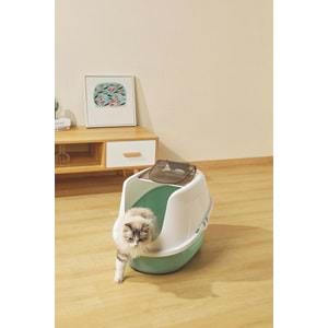 20117799 M-PETS ECO TIMA KEDİ TUVALETİ (L) SEA GREEN
