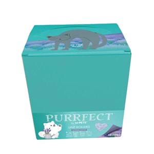 20124999 M-PETS PURRFECT TÜY TOPLAMA RULOSU 12X100 YAPRAK LAVANTALI DISPLAY