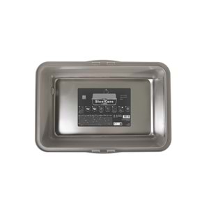 20128699 M-PETS STEEL CARE PASLANMAZ ÇELİK KEDİ KUMU TUVALETİ (L)
