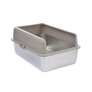 20128699 M-PETS STEEL CARE PASLANMAZ ÇELİK KEDİ KUMU TUVALETİ (L)