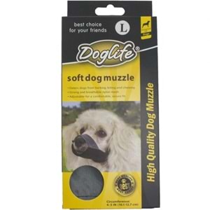 201447-DOGLİFE KÖPEKLER İÇİN SOFT BEZ AĞIZLIK (L)