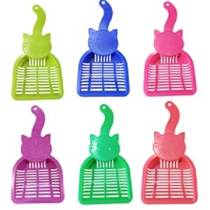 201619 CATLİFE KEDİ KUMU KÜREK KEDİ KAFALI 12Lİ PAKET