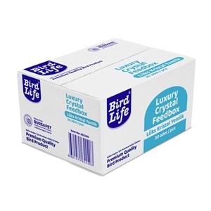 202240-BİRDLİFE LÜX KRİSTAL YEMLİK 30LU