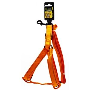 202479-DOGLİFE KÖPEKLER İÇİN FOSFORLU GÖĞÜS TASMASI+GEZDİRME 2,5CM