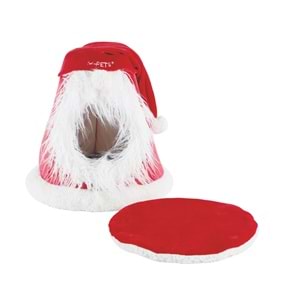 20304199 M-PETS CHRISTMAS KEDİ EVİ RED