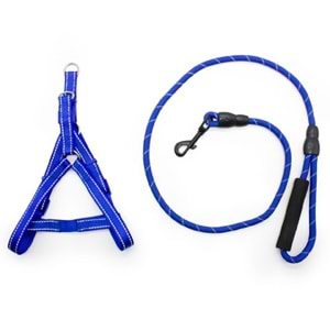 203499-DOGLİFE KÖPEKLER İÇİN GÖĞÜS+FİTİL GEZDİRME TASMASI 10MM