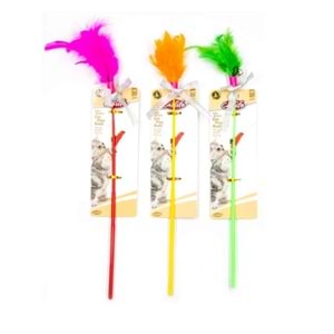 203574-CATLİFE KEDİLER İÇİN OYUNCAK OLTA ZİLLİ 40CM