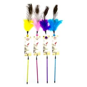 203581-CATLİFE KEDİLER İÇİN OYUNCAK OLTA ZİLLİ 72CM