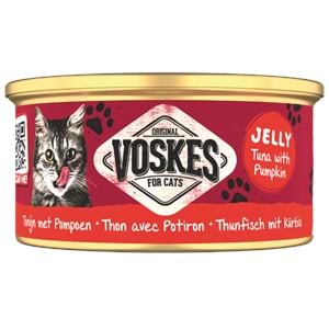 20384-VOSKES TON BALIĞI ve BALKABAĞI KEDİ KONSERVESİ 85GR 24LÜ