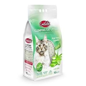 CATLİFE ALOE VERA KOKULU BENTONİT KEDİ KUMU 10LT