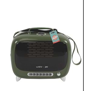20401099 M-PETS SIXTIES TV TAŞIMA ÇANTASI GREEN 44X26X38CM