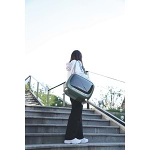 20401099 M-PETS SIXTIES TV TAŞIMA ÇANTASI GREEN 44X26X38CM