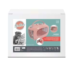 20401199 M-PETS SIXTIES CLASSIC TAŞIMA ÇANTASI PİNK 48X29X30CM