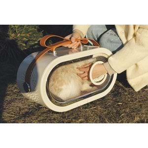 20402399 M-PETS SIXTIES RADIO TAŞIMA ÇANTASI WHITE 50X23X31CM