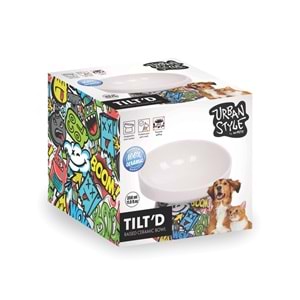 20501899 M-PETS URBAN STYLE TILTD SERAMİK MAMA KABI 350ML MİX COLOR