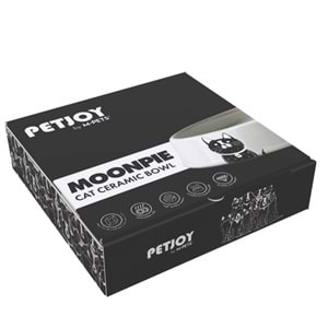 20502099 M-PETS PETJOY MOONPIE SERAMİK MAMA KABI 400ML