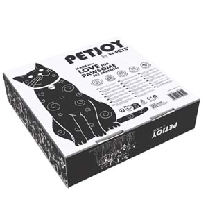 20502299 M-PETS PAWSY SERAMİK MAMA KABI WHİTE 175ML