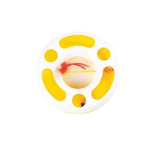 20600099 M-PETS DISCUS KEDİLER İÇİN PLASTİK OYUN ÇENBERİ TOPLU