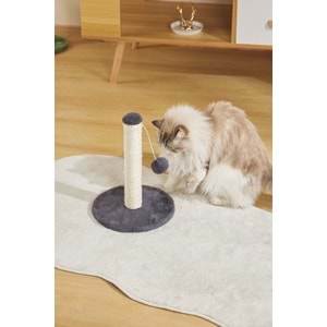 20643299 M-PETS MY FIRST KEDİ TIRMALAMA PONPONLU DARK GREY