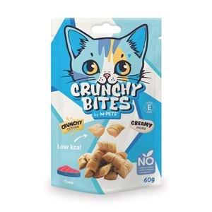 20646599 M-PETS CRUNCHY BITES TON BALIKLI KEDİ ÖDÜLÜ 60GR