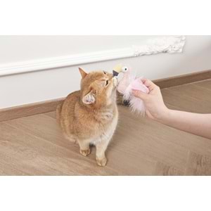 20647099 M-PETS PLUME FLAMİNGO CATNİPLİ KEDİ OYUNCAĞI PİNK