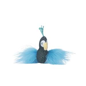 20647199 M-PETS PLUME PEAOCK CATNİPLİ KEDİ OYUNCAĞI BLUE