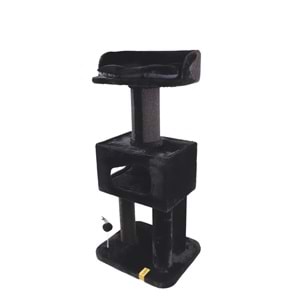 20649008 M-PETS PANTHER PREMİUM HOTEL KEDİ TIRMALAMA BLACK