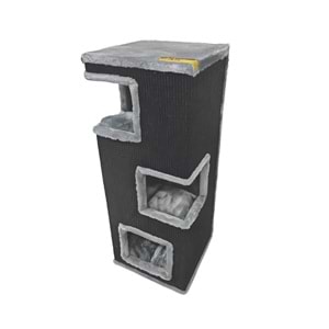 20656299 M-PETS PANTHER PREMİUM CITADEL KEDİ TIRMALAMA GREY