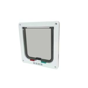 20800001 M-PETS DORAS KEDİ KAPISI 4 YOLLU WHİTE 197MMX190MM