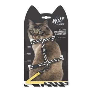 20801799 M-PETS WILD SAFARI KEDİ GÖĞÜS TASMASI SET