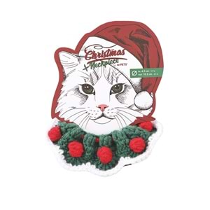 20803999 M-PETS CHRISTMAS KEDİ KOLYESİ GREEN