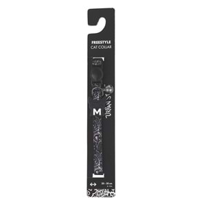 20804799 M-PETS URBAN STYLE FREESTYLE BLACK/WHİTE KEDİ BOYUN TASMASI
