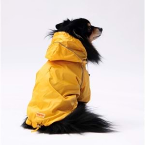 22551-PAWSTAR SARI PLUVIA YAĞMURLUK 5Lİ SET M-L-L-XL-2XL