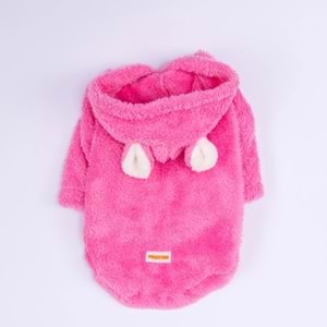 25723-PAWSTAR PEMBE LUCCATEDDY HOODIE 5Lİ SET M-L-L-XL-2XL