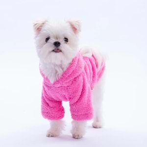 25723-PAWSTAR PEMBE LUCCATEDDY HOODIE 5Lİ SET M-L-L-XL-2XL