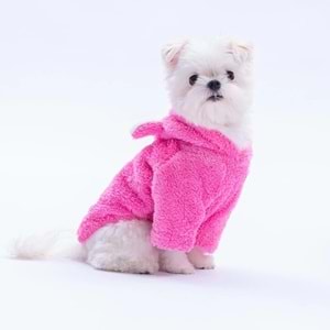 25723-PAWSTAR PEMBE LUCCATEDDY HOODIE 5Lİ SET M-L-L-XL-2XL