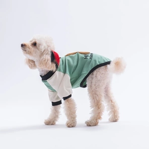 26717-PAWSTAR YEŞİL BABY TEDDY SWEAT 5Lİ SET (M-L-L-XL-2XL)