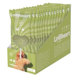 29013099 M-PETS LOLLİHEART ELMALI KEDİ ÖDÜLÜ 4GR 15Lİ