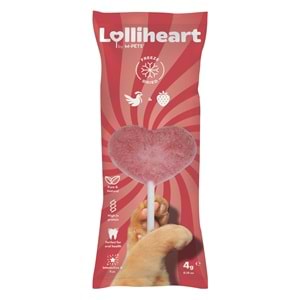 29013199 M-PETS LOLLİHEART ÇİLEKLİ KEDİ ÖDÜLÜ 4GR 15Lİ