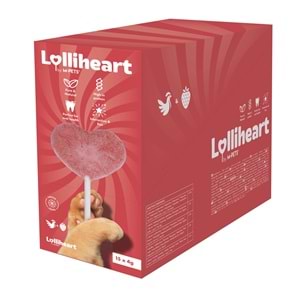 29013199 M-PETS LOLLİHEART ÇİLEKLİ KEDİ ÖDÜLÜ 4GR 15Lİ
