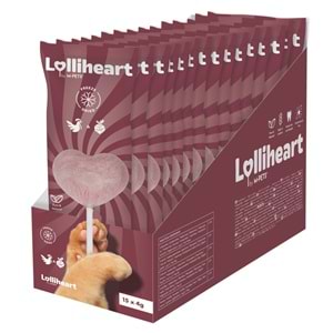 29013299 M-PETS LOLLİHEART PANCARLI KEDİ ÖDÜLÜ 4GR 15Lİ