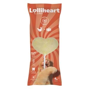 29013599 M-PETS LOLLİHEART BALKABAKLI KEDİ ÖDÜLÜ 4GR 15Lİ