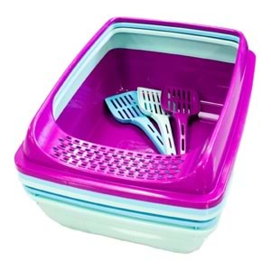 5098-ŞENYAYLA ELEKLİ AÇIK KEDİ TUVALETİ/10LU PAKET