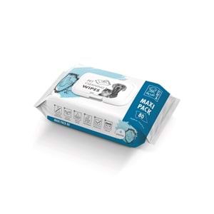 60102099 M-PETS ANTIBACTERIAL KEDİ/KÖPEKLER İÇİN TEMİZLEME MENDİLİ 80Lİ