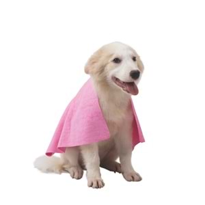 60105907 M-PETS BATHTIME KEDİ ve KÖPEKLER İÇİN HIZLI KURUYAN HAVLU PİNK