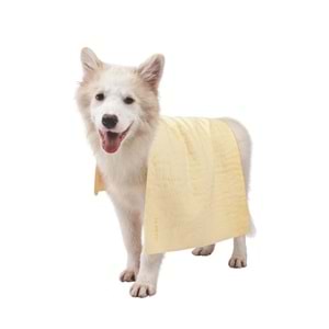 60106306 M-PETS BATHTIME KEDİ ve KÖPEKLER İÇİN HIZLI KURUYAN HAVLU YELLOW